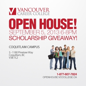 Vancouver Career College Coquitlam Campus Open House September 5 2013