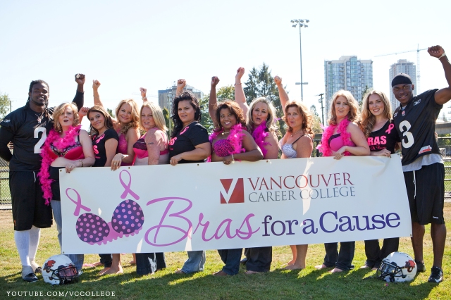 Vancouver Career College Annual Bras for a Cause Fundraiser with